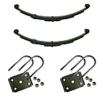 2 x 2400 LB 4L Double Eye Leaf Springs 25-1/4"L w.U-Bolt Kit / 2-PR4-AH