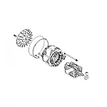 Honeywell OEM HW7500E Alternator Complete 420cc / 100980A
